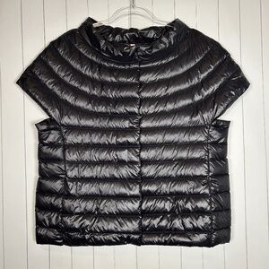 Cotes of London size XL The St Barts down vest midnight black short sleeve